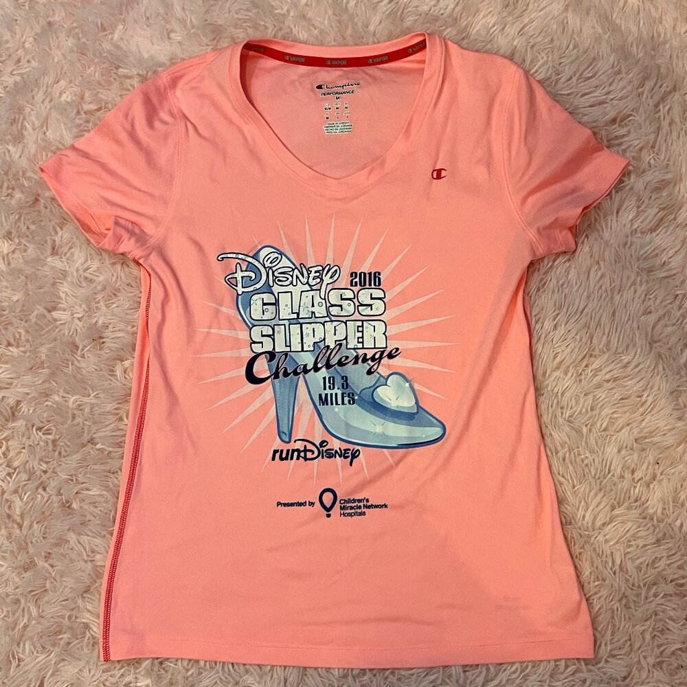 Run Disney Champion 2016 Glass Slipper Challenge T-Shirt